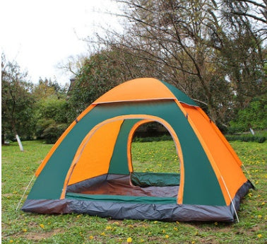 Portable Waterproof Camping Tent – 3-4 Person Family Outdoor Shelter