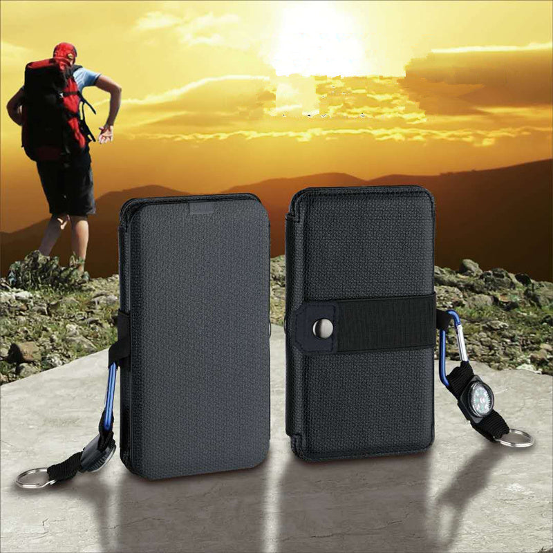 Folding Solar Charger 5V/2.1A – Portable Outdoor Power Panel for Camping & Travel
